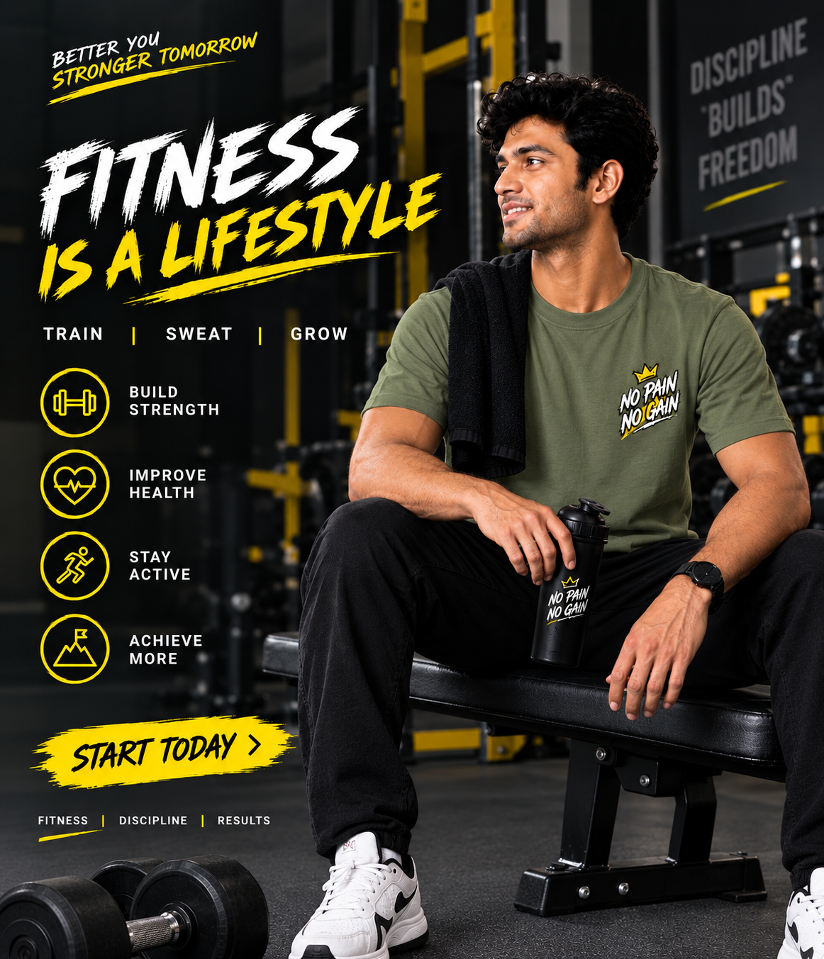 Gym Motivation T-Shirt”