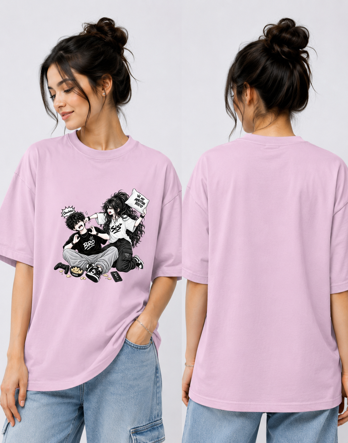 Bro & Sis Fighting T-Shirts | Unisex T - Shirt