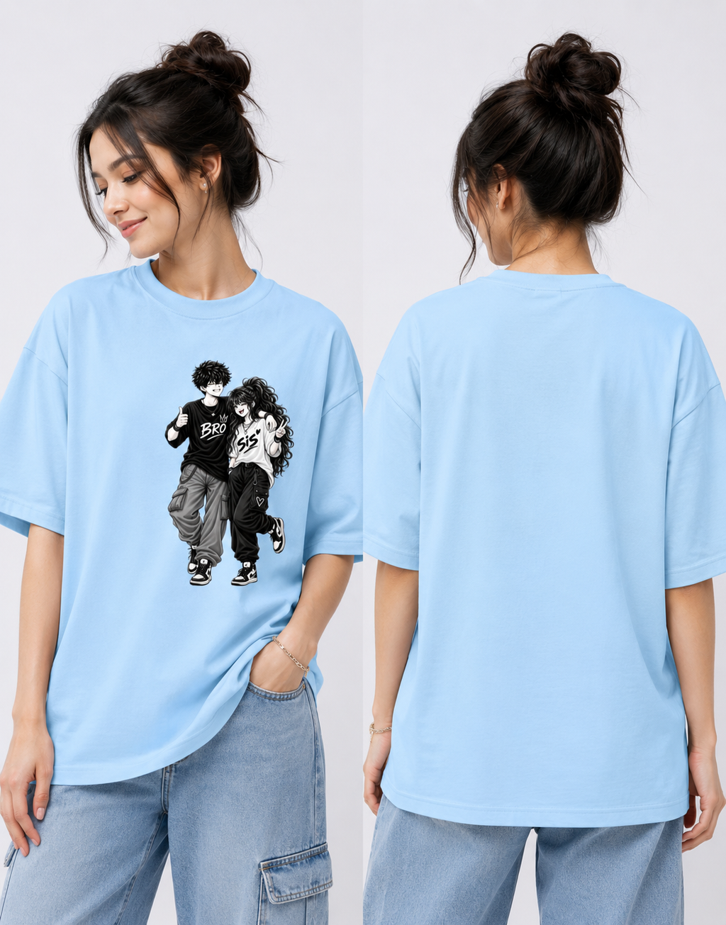 Bro & Sis Thump Up Time T-Shirt | Unisex T - Shirt