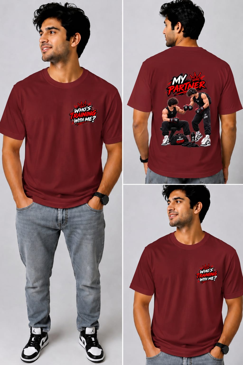 “MY PARTNER – Gym Motivation T-Shirt”