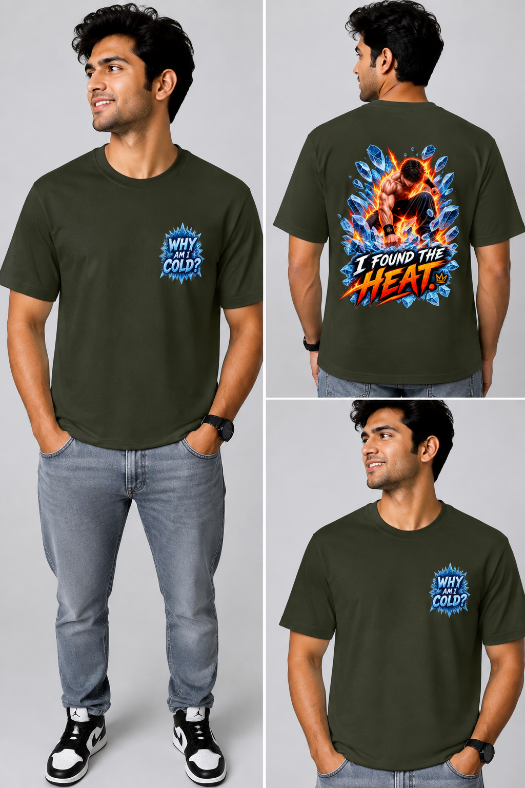 “I FOUND THE HEAT– Gym Motivation T-Shirt”