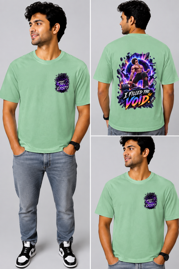 “I FILLED THE VOID – Gym Motivation T-Shirt”