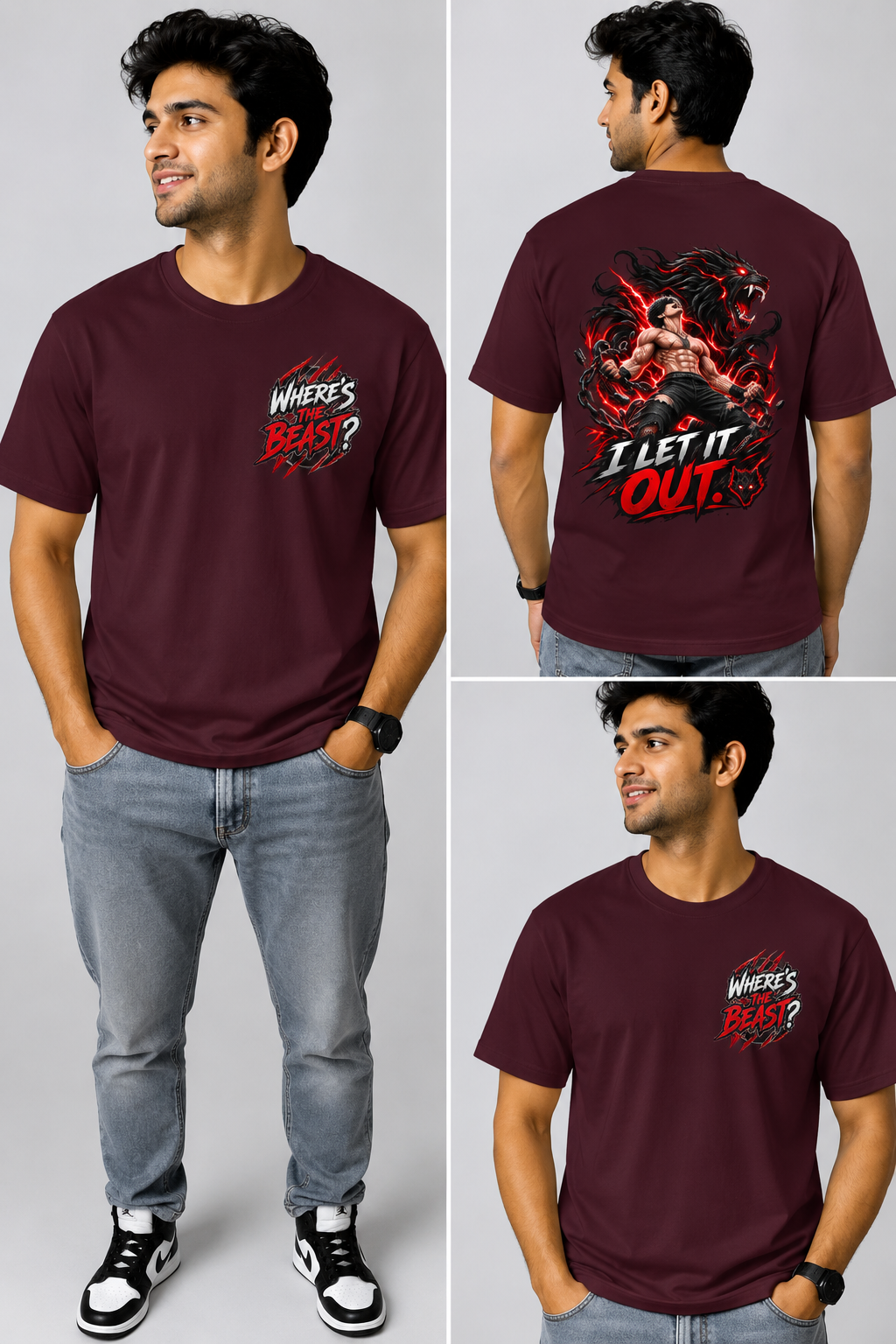 “I LET IT OUT – Gym Motivation T-Shirt”